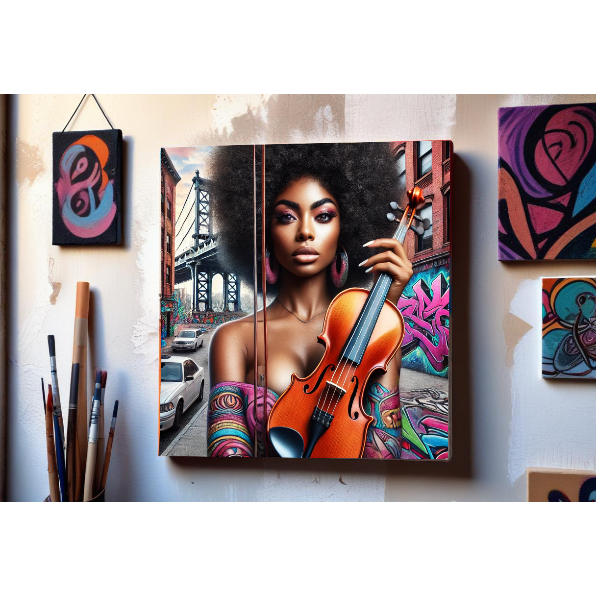 Melodic Journey - Canvas Wall Art (20x16)
