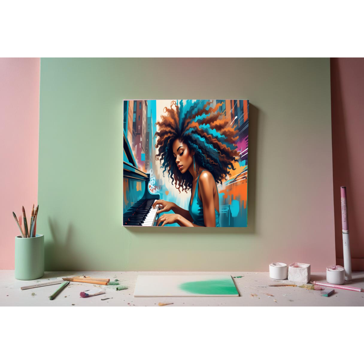 Sunset Serenade - Canvas Wall Art  (20x16)