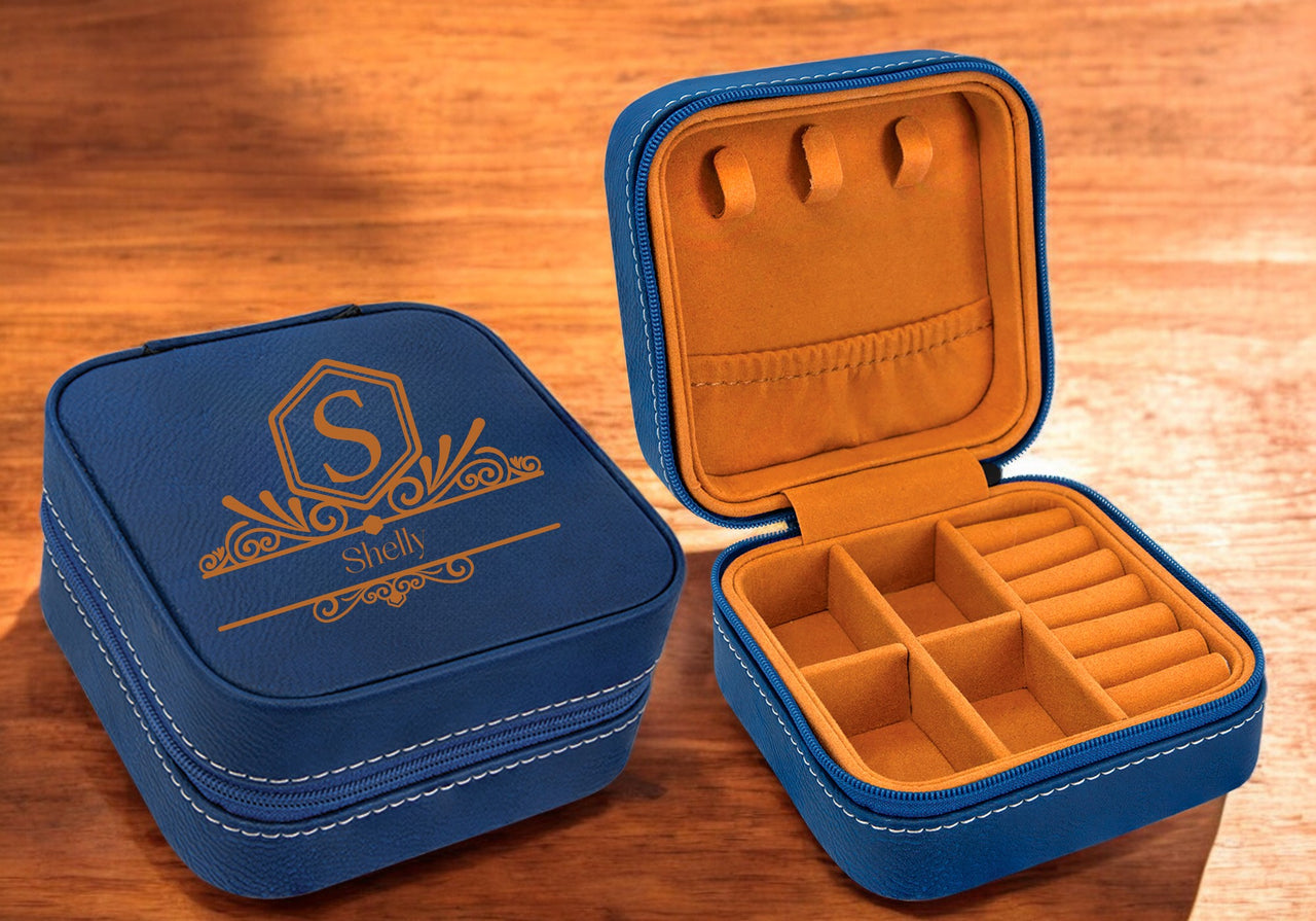Personalized Traveling Jewelry Case